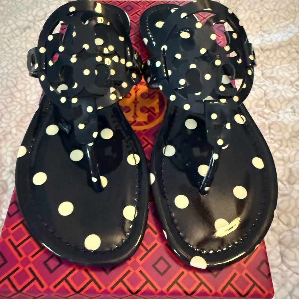 Tory Burch Millers Polka Dot Sandals